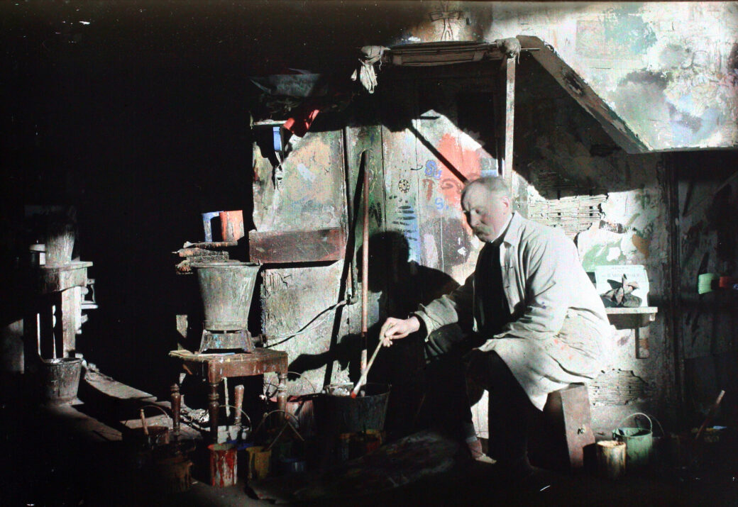 Alfred Jepsens selfie fra 1910-12