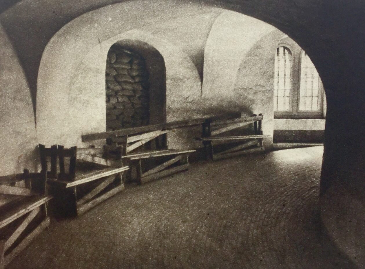 The Spiral Ramp is ready to be used as an air-raid shelter during World War II The Spiral Ramp is ready to be used as an air-raid shelter during World War II