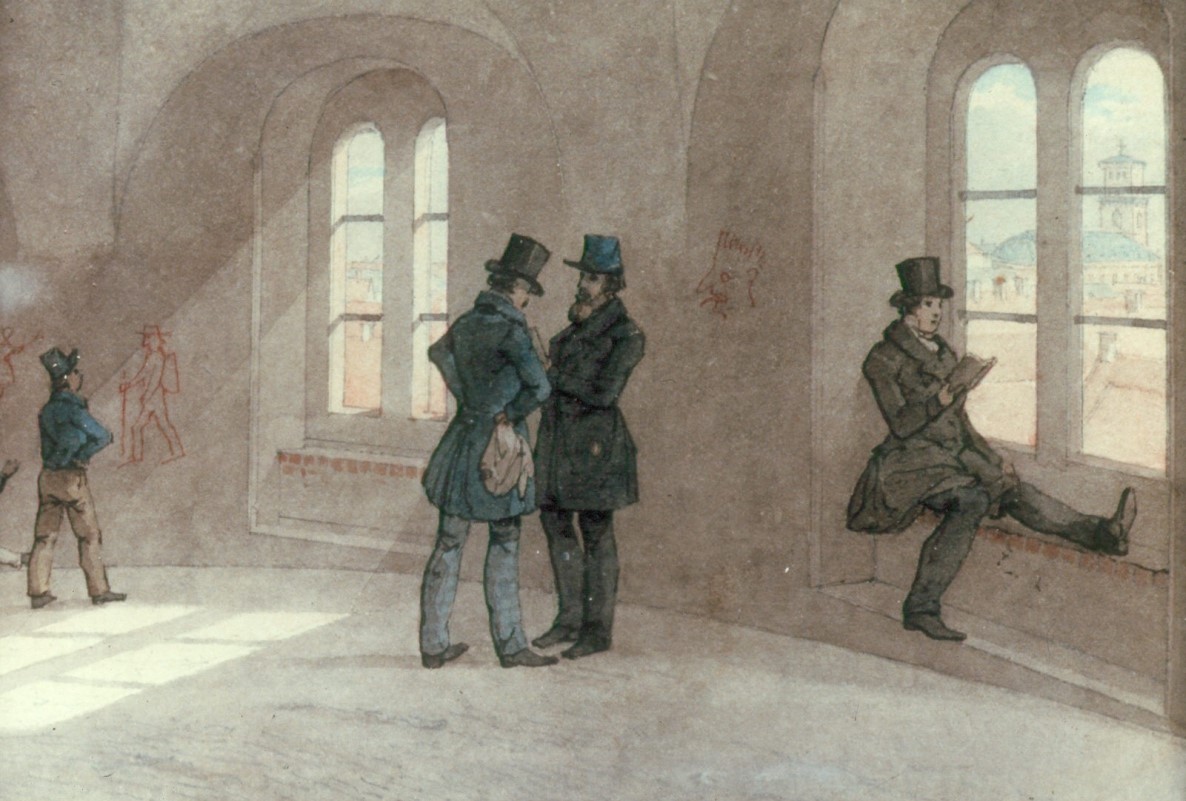 The Spiral Ramp in the year 1830 The Spiral Ramp in the year 1830