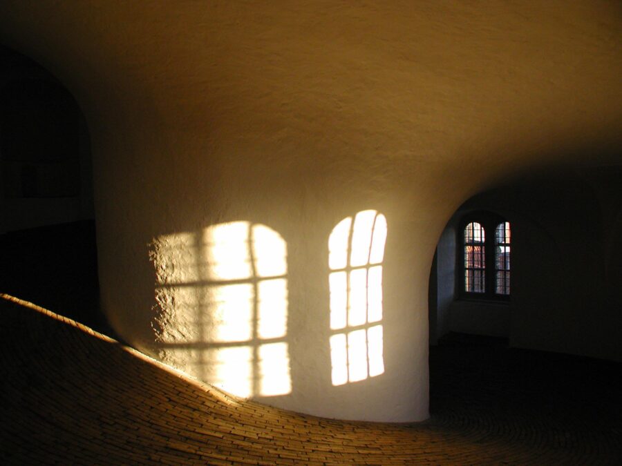 The Spiral Ramp with sunlight The Spiral Ramp with sunlight