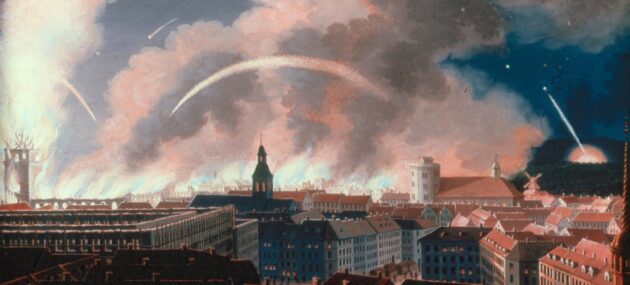 The bombardment of Copenhagen 1807. Museum of Copenhagen