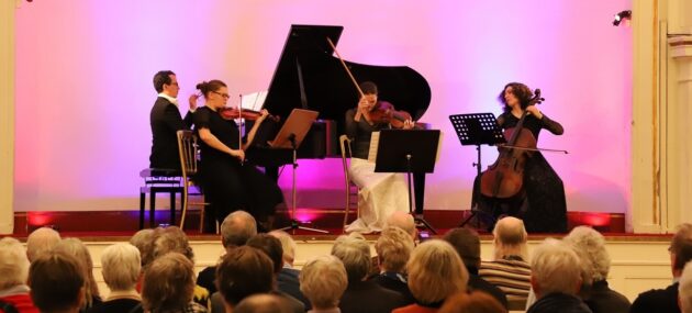 Copenhagen Festival Ensemble 1 Marie Hanskov, Kristina Fialova, Dina Bolshakova Stanislav Rosenberg.