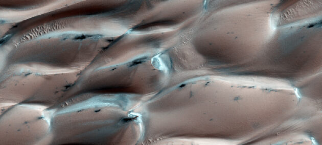 Støv og sand -Billederettigheder NASAJPL-CaltechUArizona